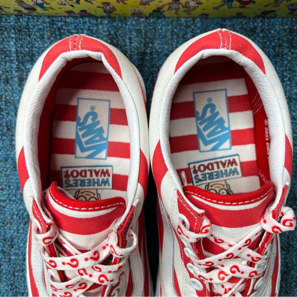 Vans x Where's Waldo International Stripes Old Skool Sneakers RARE - Picture 3 of 12